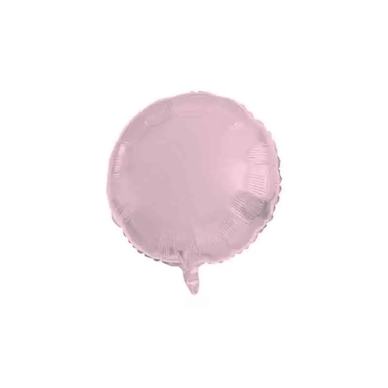 Pallone foil 18 - 45 cm Tondo pastel pink rosa 66901