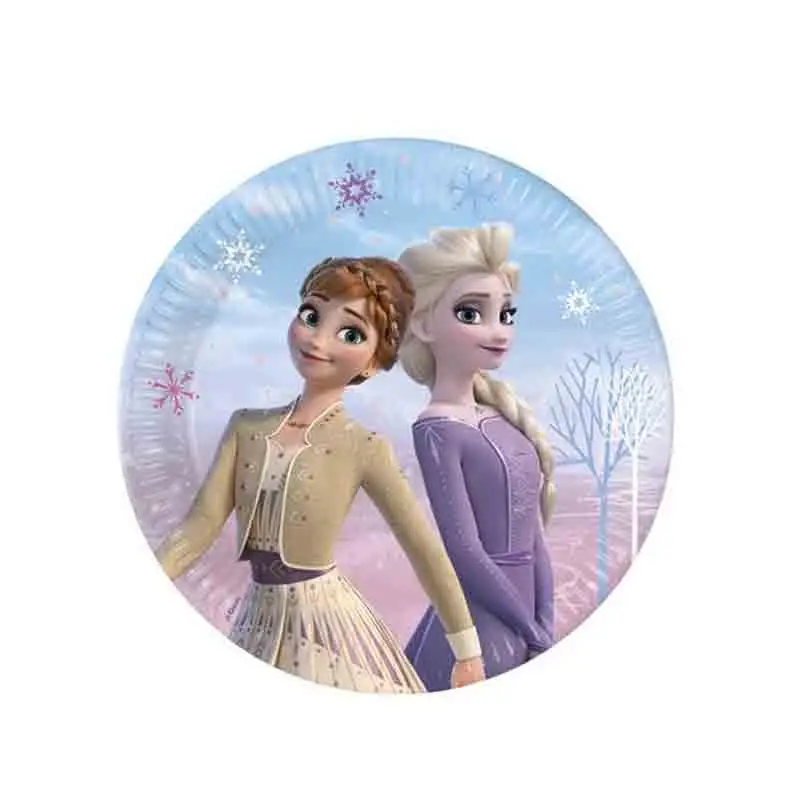 piatto 23 cm in carta 8 pz Frozen II wind spirit 94654