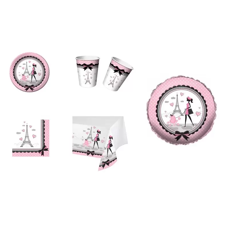 KIT N.10  - KIT COMPLEANNO GUFO + PALLONCINO FOIL