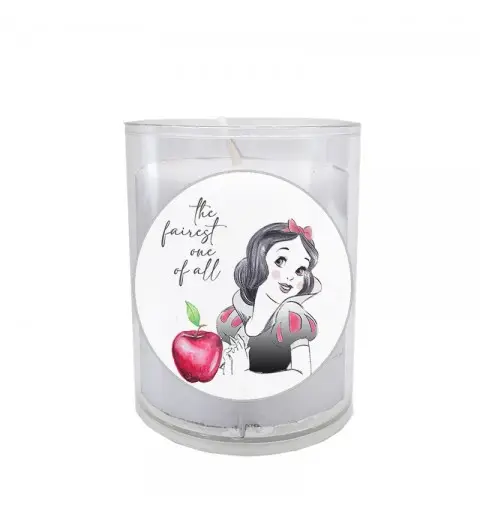 Candele Biancaneve con tondi adesivi - 10pz
