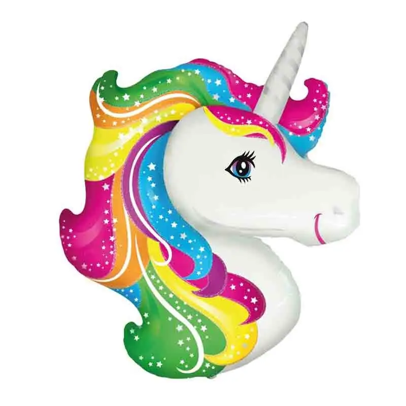 Palloncino foil 24 60 cm testa Unicorno B901774