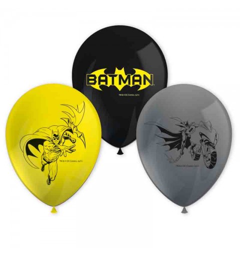 Set di 8 palloncini Batman Rogue Rage 93362