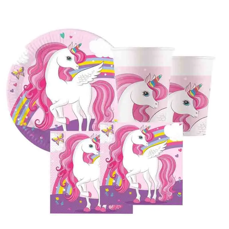 COORDINATO TAVOLA UNICORNO ROSA KITN 22