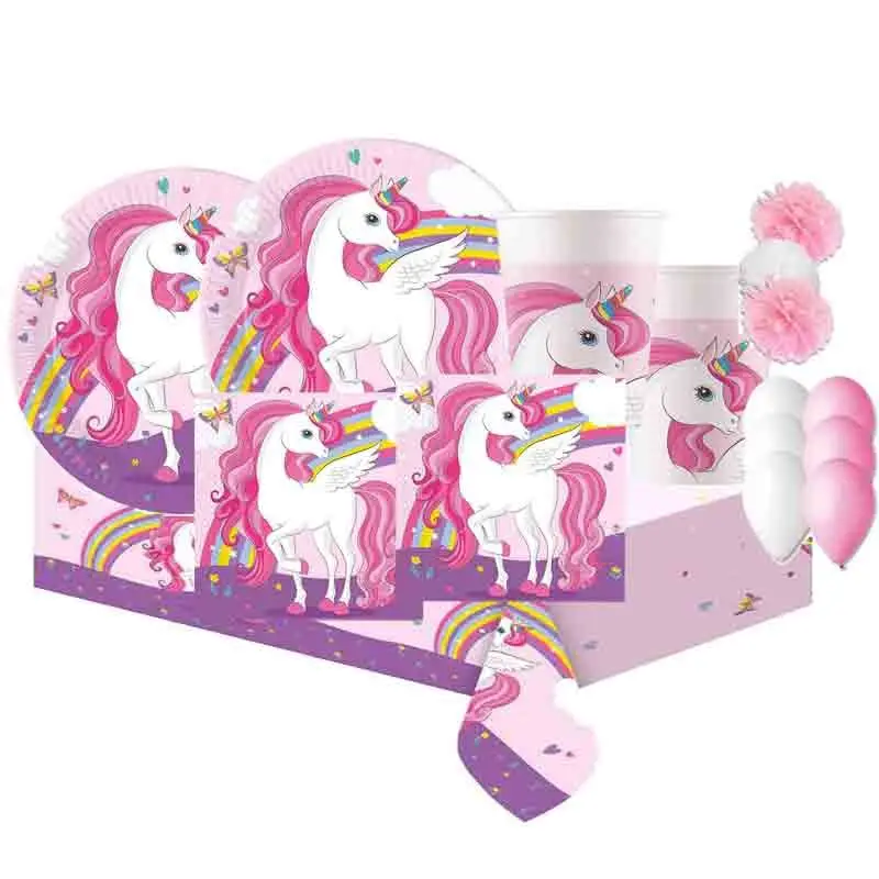 KIT N.49 UNICORNO ROSA - FLUFFY PARTY SPECIALE