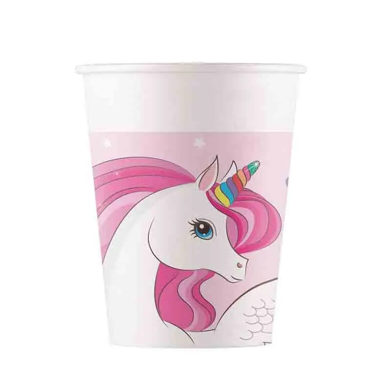 KIT N.13 UNICORNO ROSA - SET TAVOLA PER FESTE
