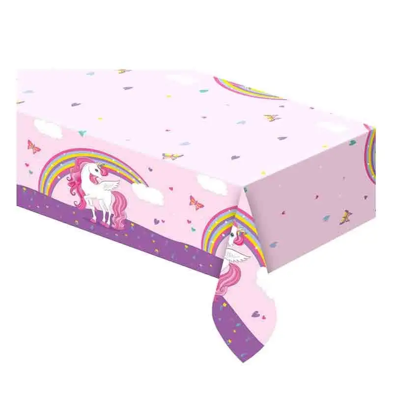 KIT N.13 UNICORNO ROSA - SET TAVOLA PER FESTE