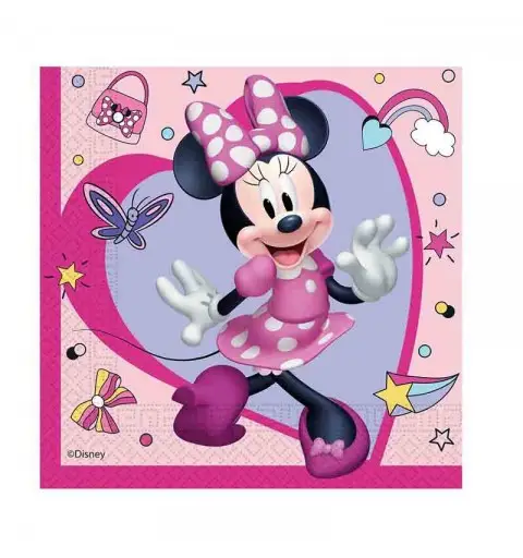 20 tovaglioli Minnie junior next generation 33 x 33 cm 93832
