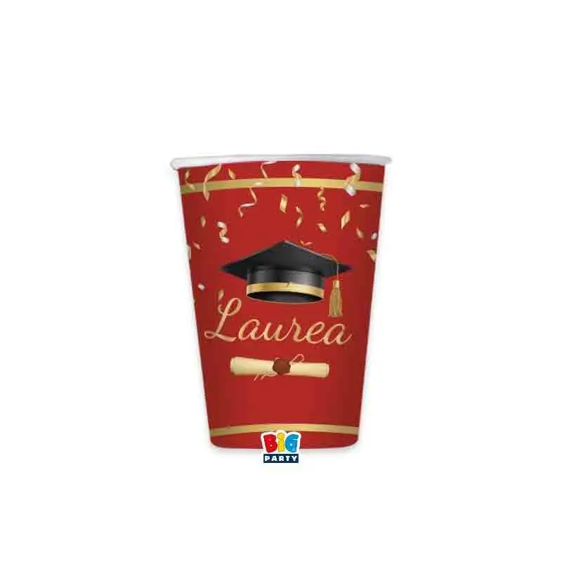 8 Bicchieri 200 cc Laurea Glamour 74979