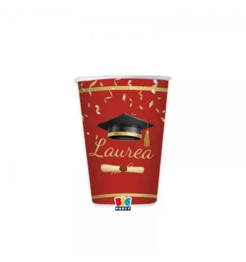 8 Bicchieri 200 cc Laurea Glamour 74979