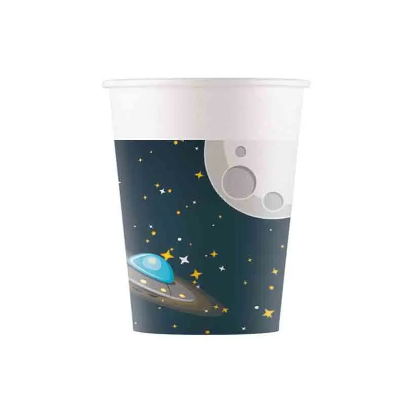 8 bicchieri spazio rocket space 93735