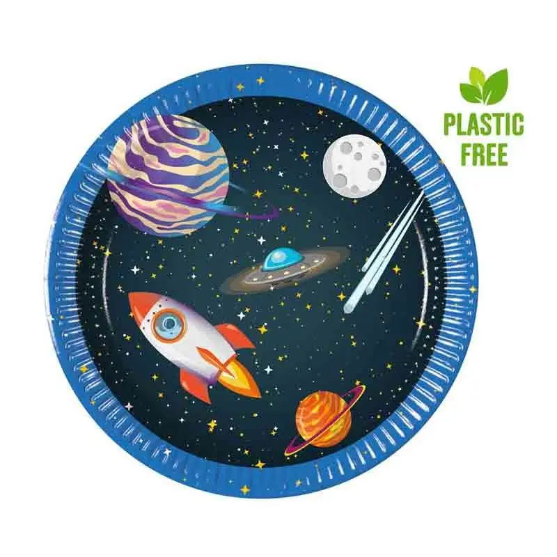 8 piatti dessert spazio rocket space 20 cm 93734