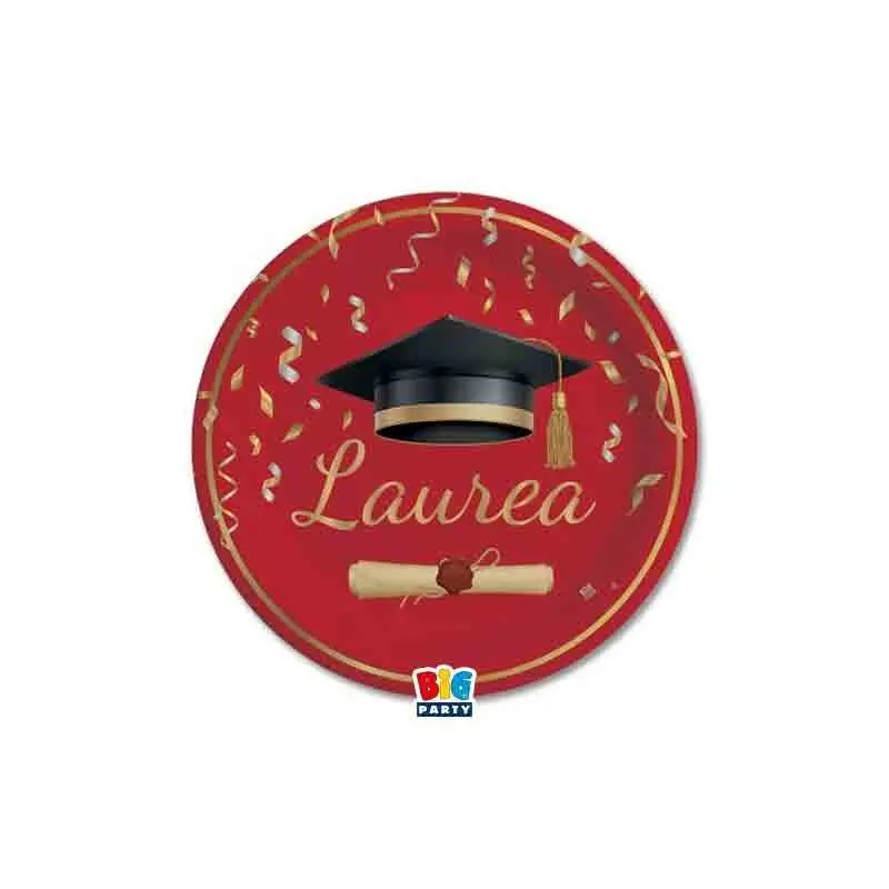 8 Piatti Ø 18 cm Laurea Glamour 74978