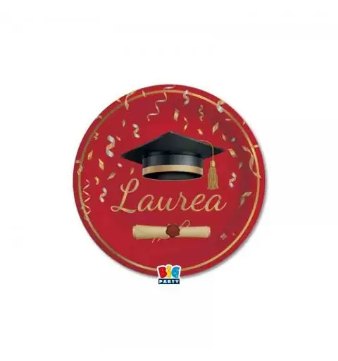 8 Piatti Ø 18 cm Laurea Glamour 74978