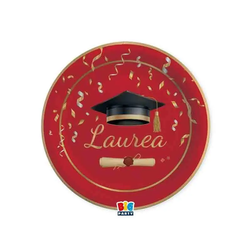 8 Piatti Ø 24 cm Laurea Glamour 74977
