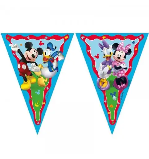 bandierine topolino Mickey Rock The House 2,3 m 93826
