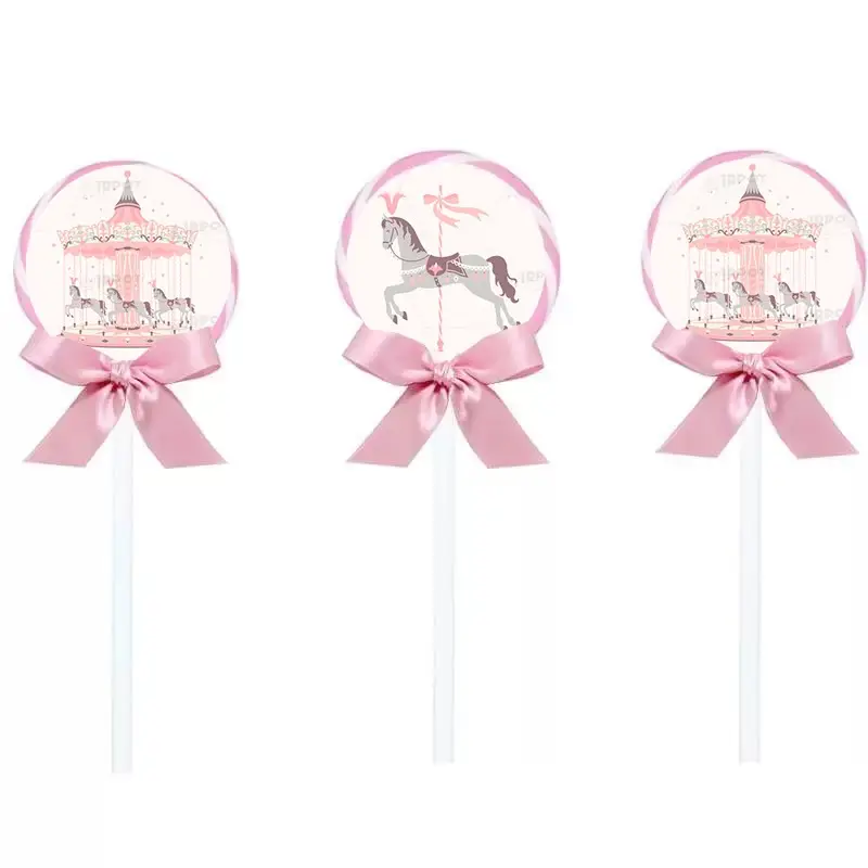 Lecca Lecca Carousel Rosa - Giostrina Carillon - 12pz