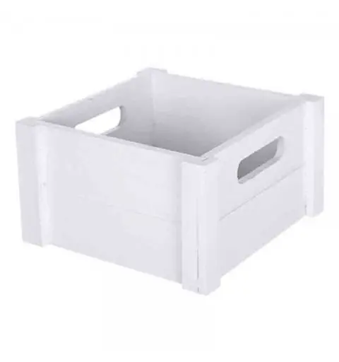 cassetta frutta legno bianco 18 x 18 x 9 cm 108181
