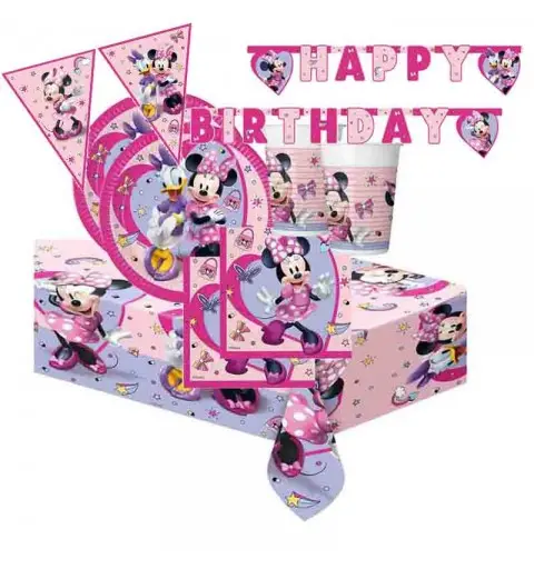 KIT N 17 - MINNIE JUNIOR COORDINATO TAVOLA