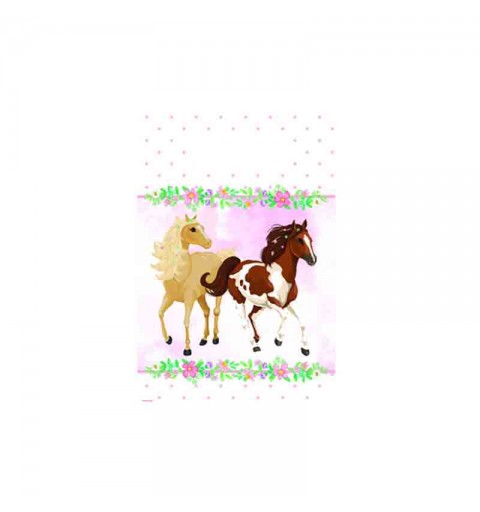 8 bustine Bag in carta 23,4 x 16,2 cm Cavallo beautiful horses