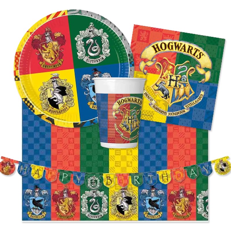 BK highouse Efficace Harry Potter Festa Forniture Nero Happy Birthday Banner Feltro Ghirlanda Decorazione Feste 