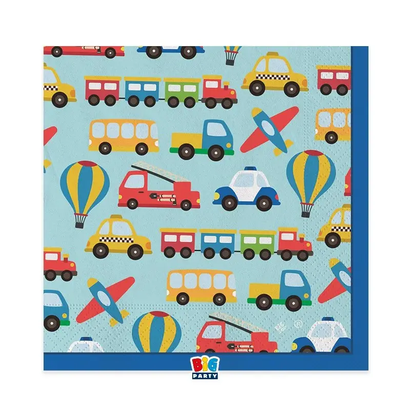Tovaglioli Veicoli - Vehicles 20 pz 33x33 - 74882