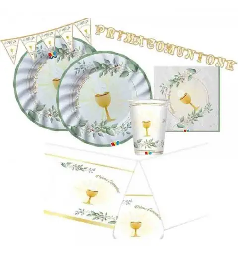 KIT N.17 PRIMA COMUNIONE OLIVE GREEN