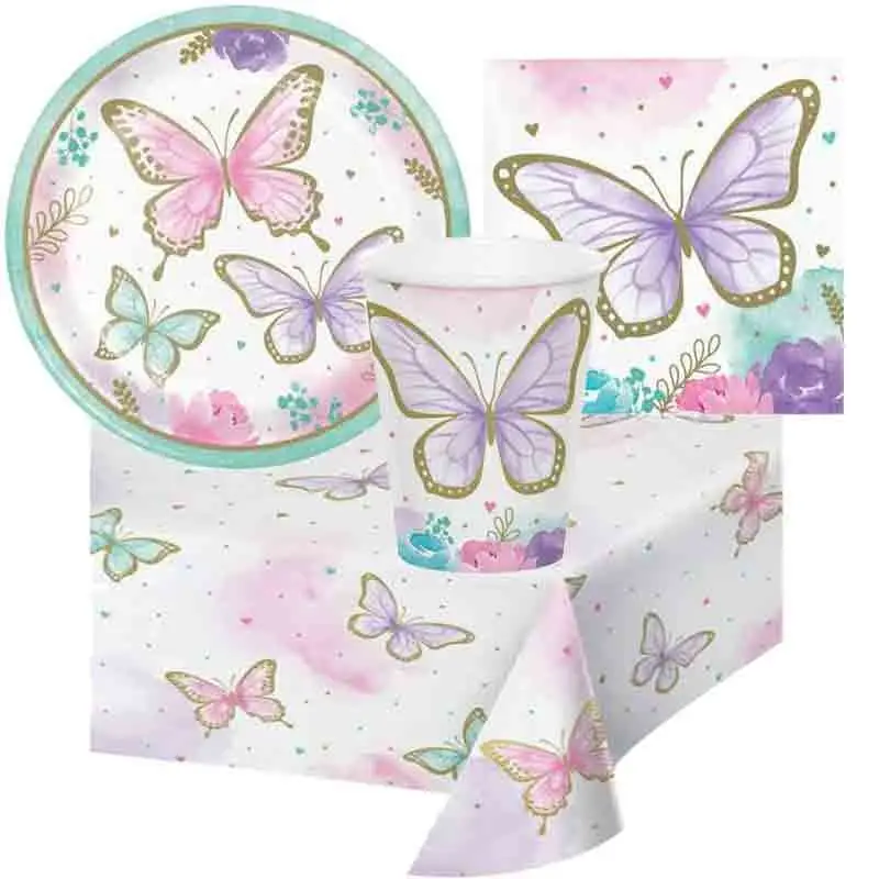 KIT N 3 COMPLEANNO  FARFALLE