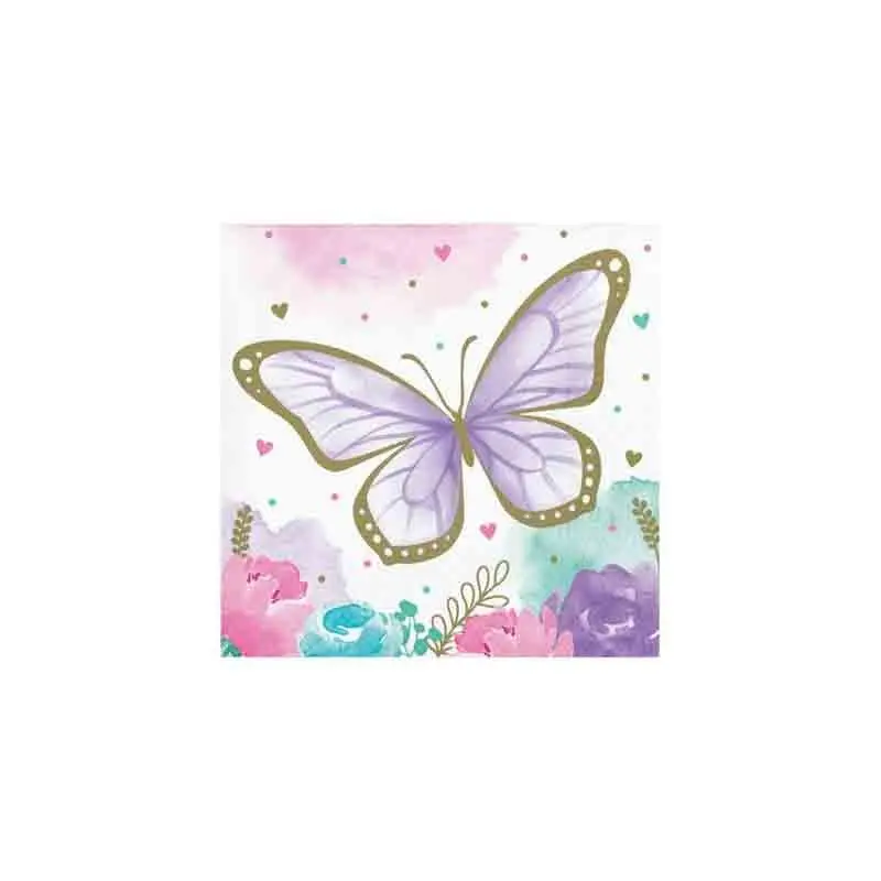 KIT N.4 FARFALLE - BUTTERFLY GARDEN ADDOBBI PER LA TAVOLA
