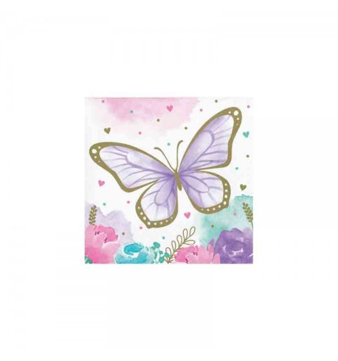 KIT N.4 FARFALLE - BUTTERFLY GARDEN ADDOBBI PER LA TAVOLA