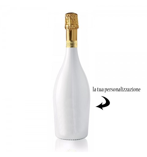Bottiglia Prosecco Battesimo Leoncino Personalizzabile 0.75 lt