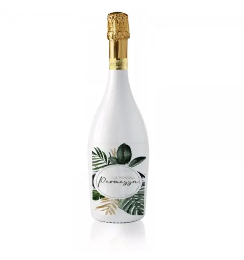 Bottiglia Prosecco Promessa Tropical Personalizzabile 0.75 lt