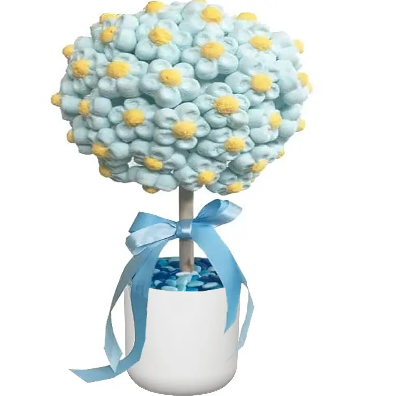 ALBERO DI MARSHMALLOW MARGHERITE CELESTE