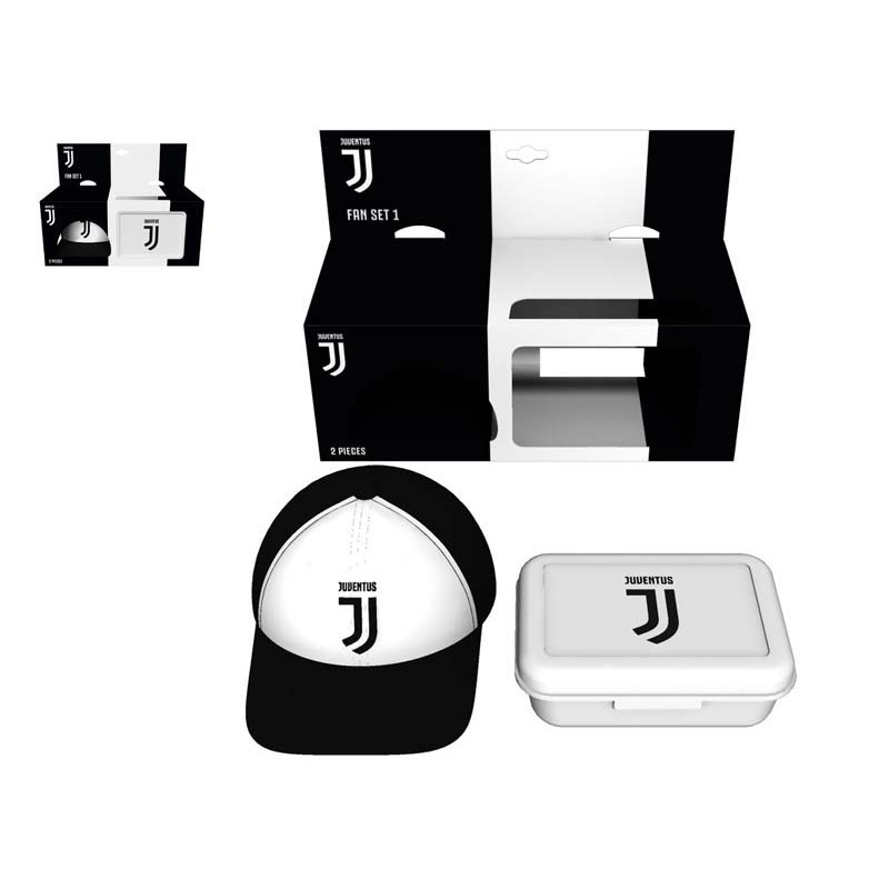 Set Gift porta merenda + cappello visiera Juventus RYC10JV