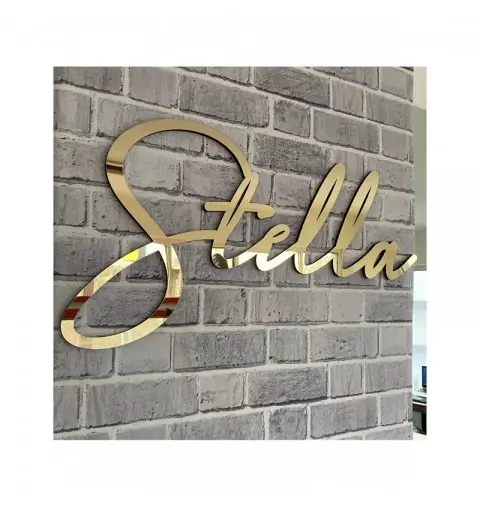 Scritta personalizzata in plexiglass 50 cm