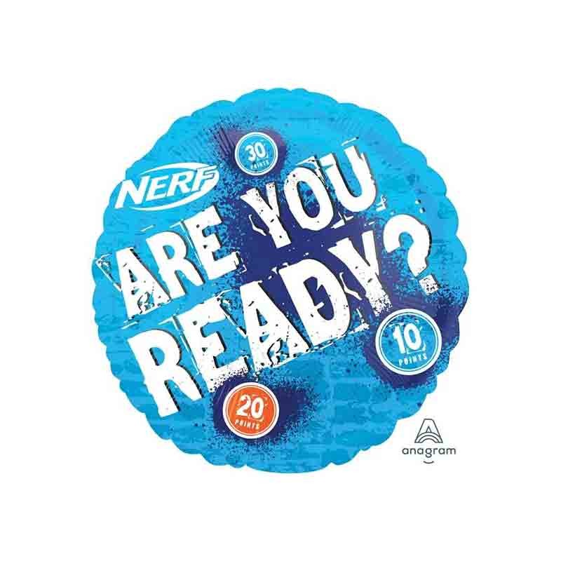 Palloncino foil 43 cm nerf are you ready 3844301