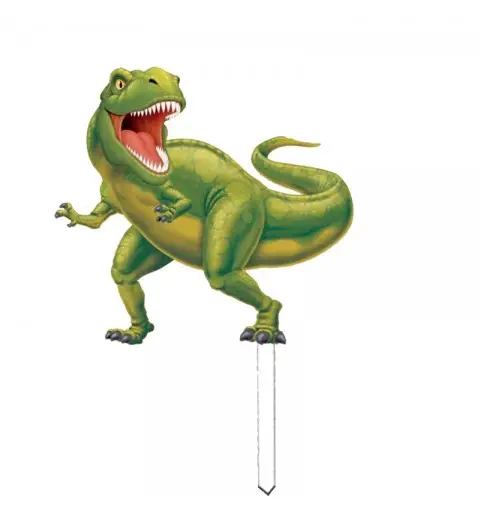 Cake Topper in plexiglass Dinosauri