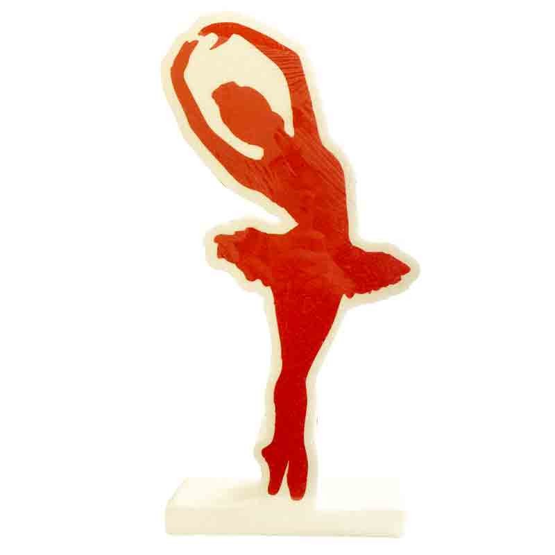 decorazione soggetto di polistirolo ballerina 50 cm