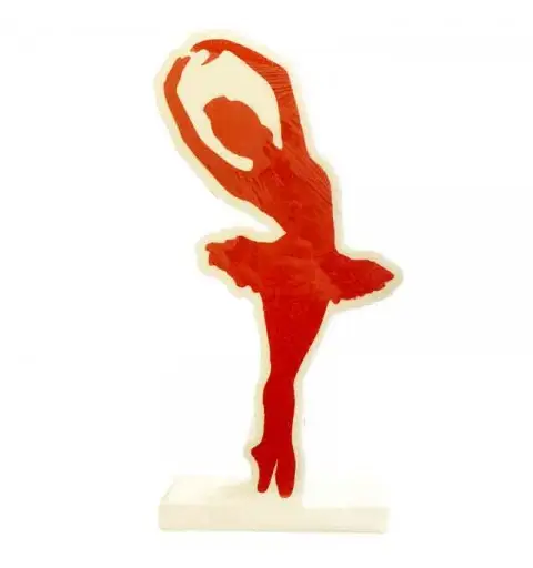 decorazione soggetto di polistirolo ballerina 50 cm