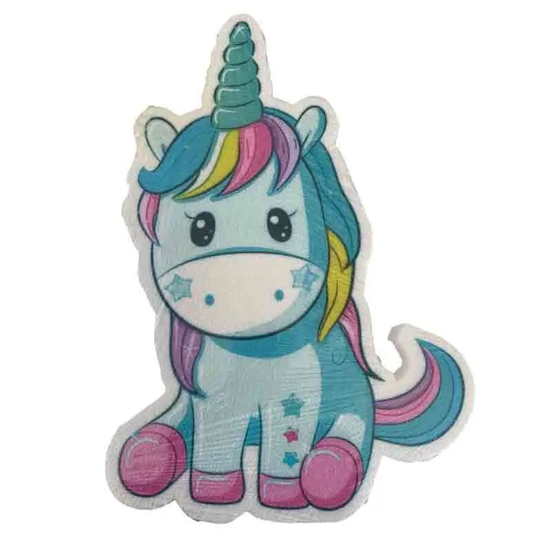 decorazione soggetto di polistirolo unicorno 90 cm circa