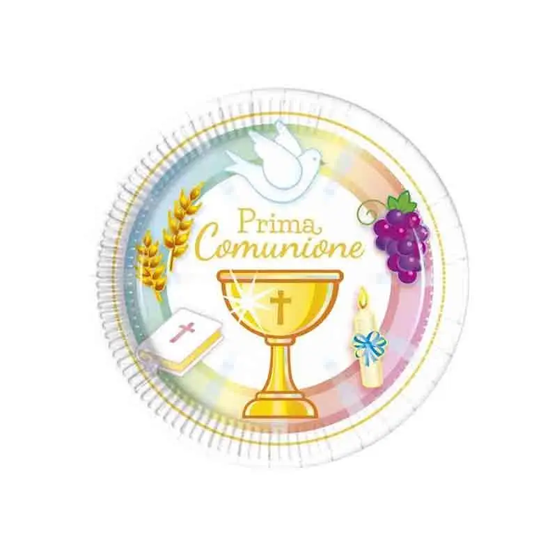 KIT N.2 PRIMA COMUNIONE ARCOBALENO