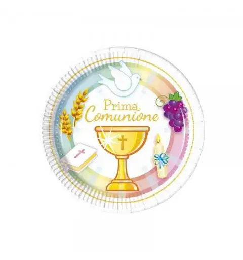 KIT N.2 PRIMA COMUNIONE ARCOBALENO