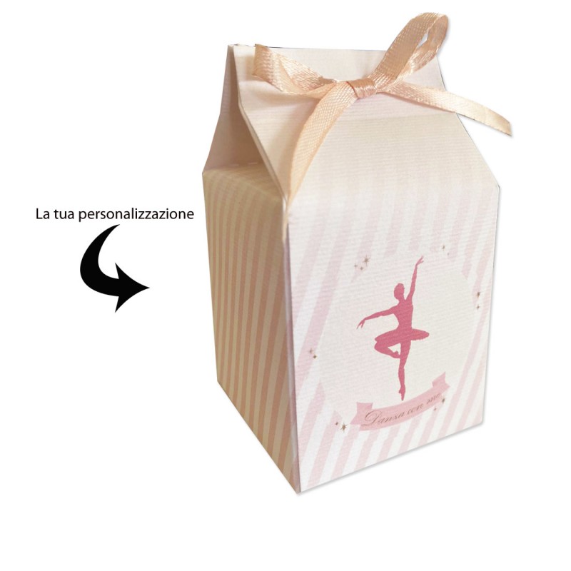 Scatoline Milk Ballerina Personalizzate - 50 pz