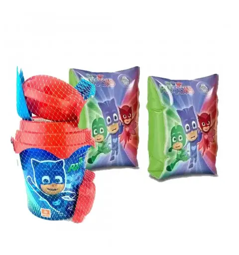 Set Secchiello e Braccioli Pj Masks Super Pigiamini - set23