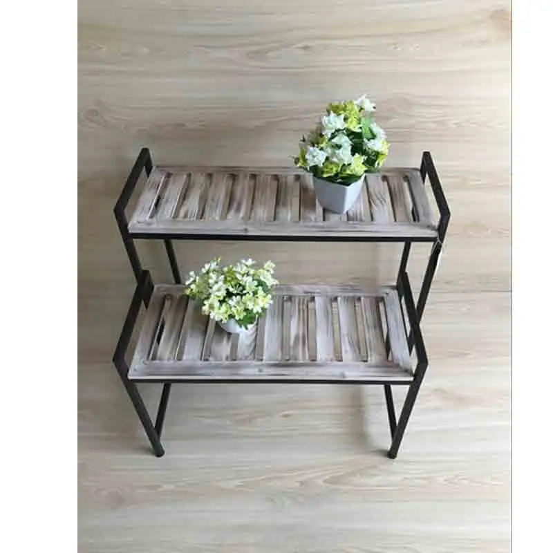 set 2 tavoli legno e metallo 00389