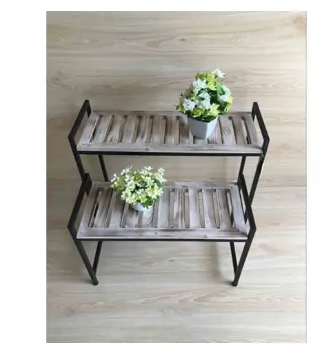 set 2 tavoli legno e metallo 00389