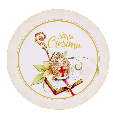 Cialda per torta Santa Cresima