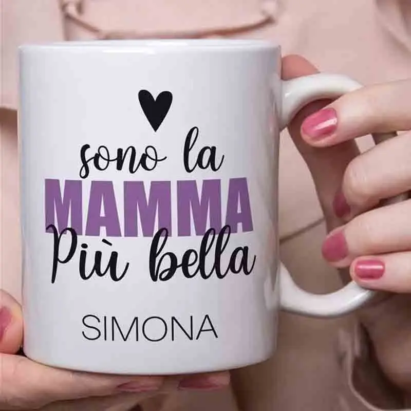 Tazza Personalizzata sono la mamma più bella
