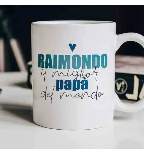 Tazza Personalizzata festa del papà migliore del mondo