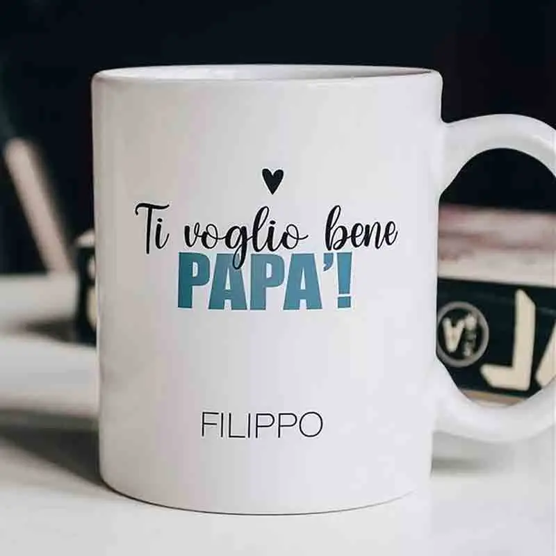 Tazza Personalizzata ti voglio bene papà