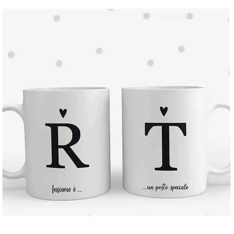 2 Tazze Personalizzate con iniziali